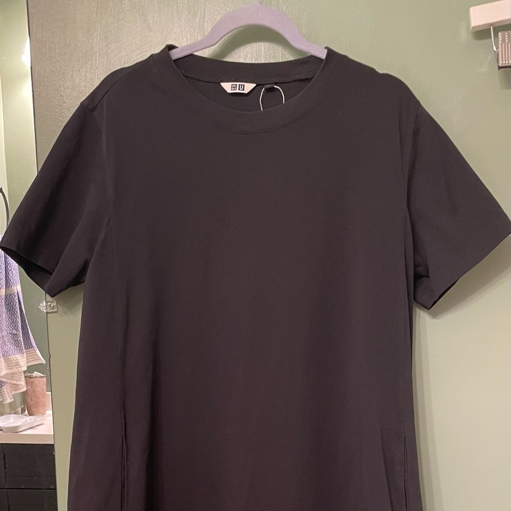 AIRism Cotton Short Sleeve T-Shirt Dress